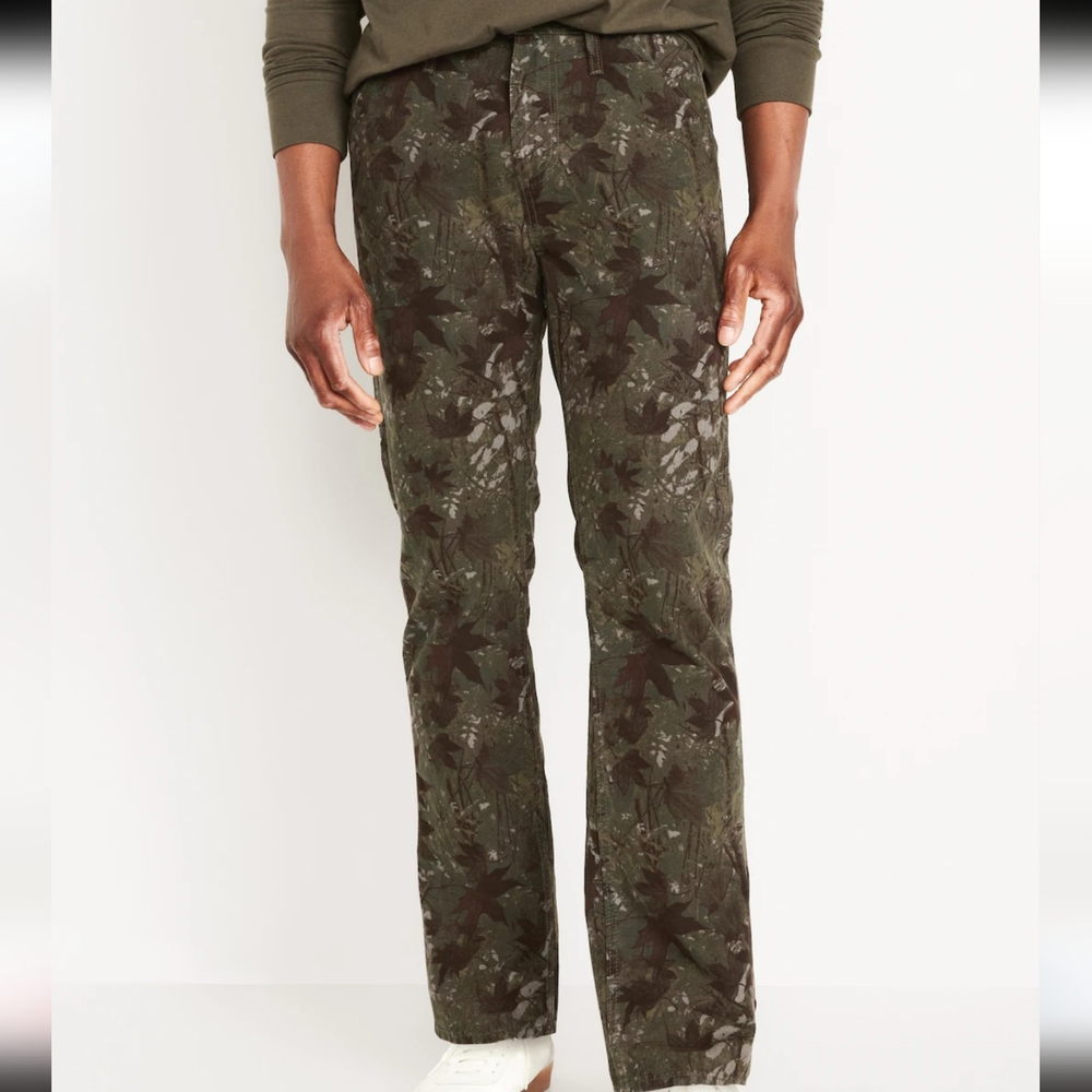 Old Navy 32x30 Straight Built-in Flex Camouflage Print Pants